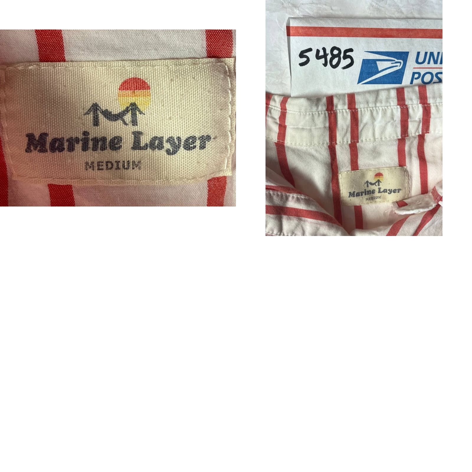 Marine Layer Marine Layer Button-Up Shirt Long Sleeve Striped Women M Multicolor Size M / US 6-8 / IT 42-44 - 8 Thumbnail