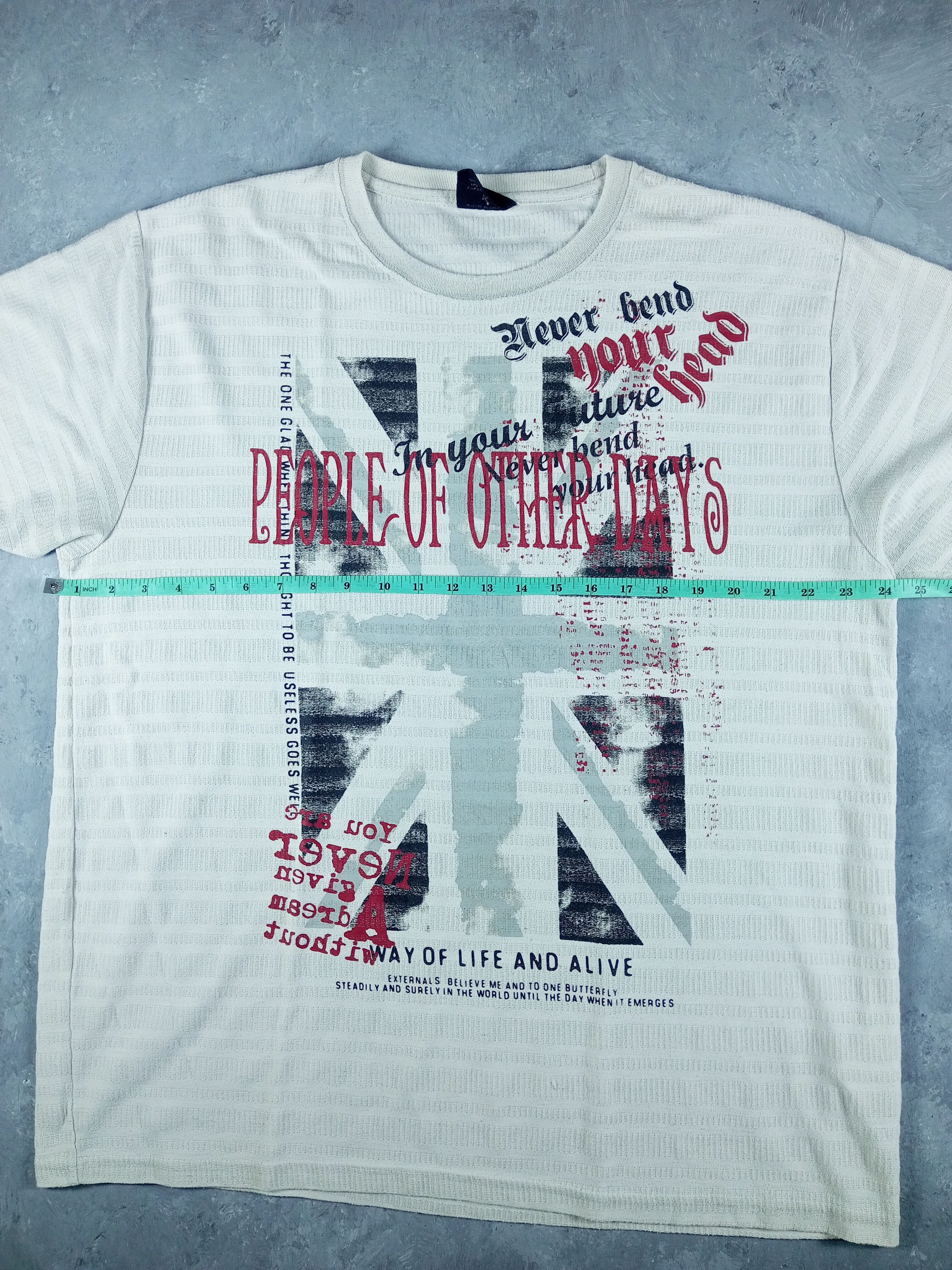 Japanese Brand 2000s Japanese archive Feather Poem Tee Vkei Size US XXL / EU 58 / 5 - 10 Thumbnail