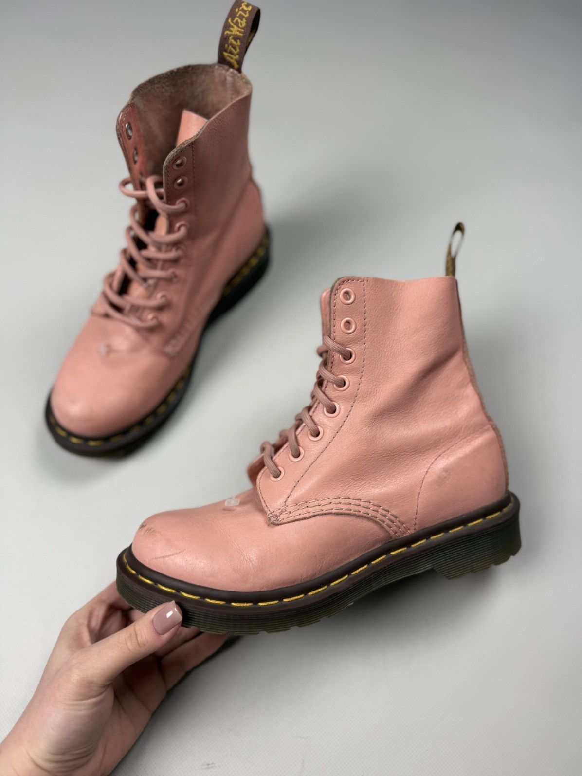 Dr. Martens 1460 Pascal Ladies Leather Combat Boots Shoes