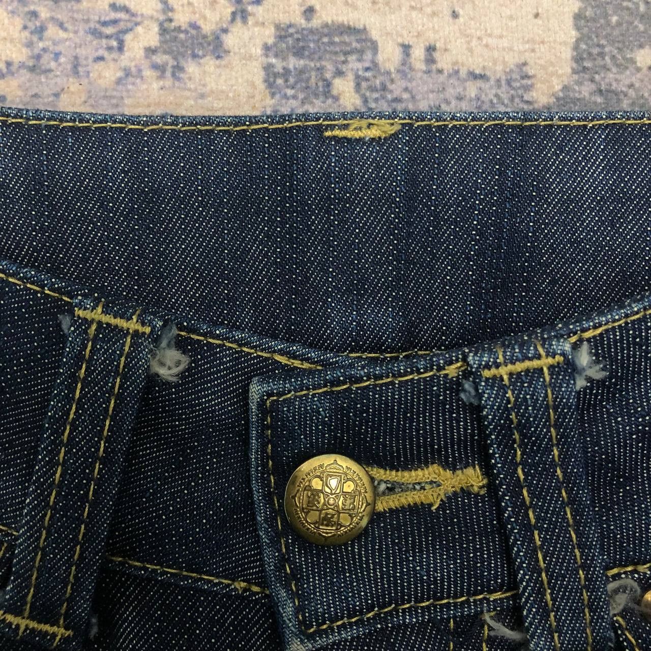 If Six Was Nine × Japanese Brand P805 QUEEN'S LOW FLARED JAPAN JEANS Size US 28 / EU 44 - 4 Thumbnail