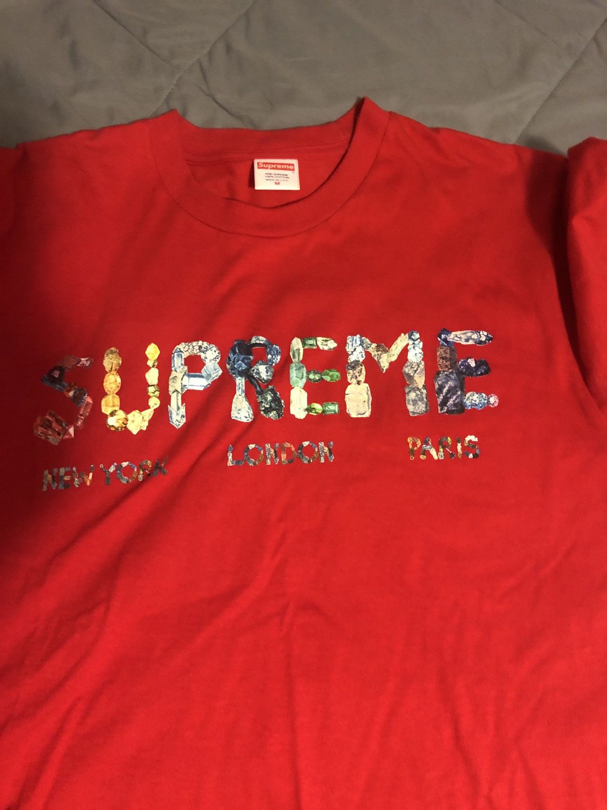 Supreme Supreme Rocks Tee Size US M / EU 48-50 / 2 - 2 Thumbnail