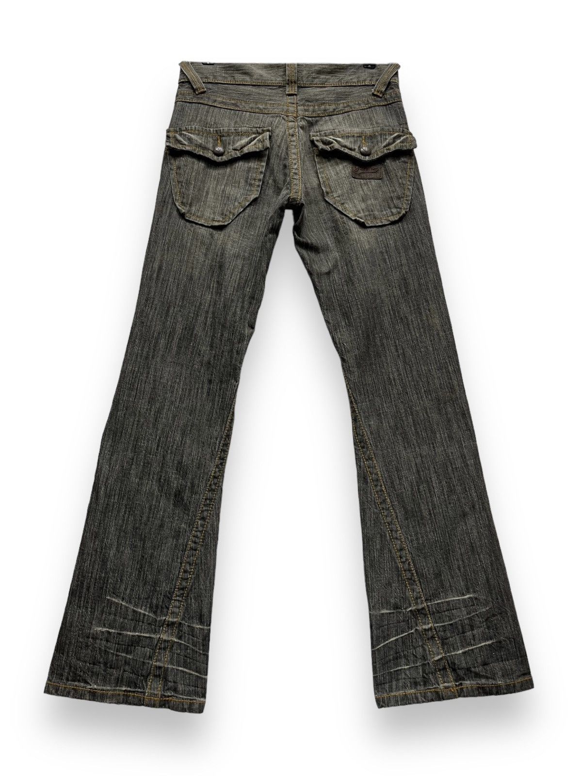 JUN MEN SICK FLARE🔥Vtg JUN MEN Classic Flare Low Rise Jeans💥 Size US 30 / EU 46 - 4 Thumbnail