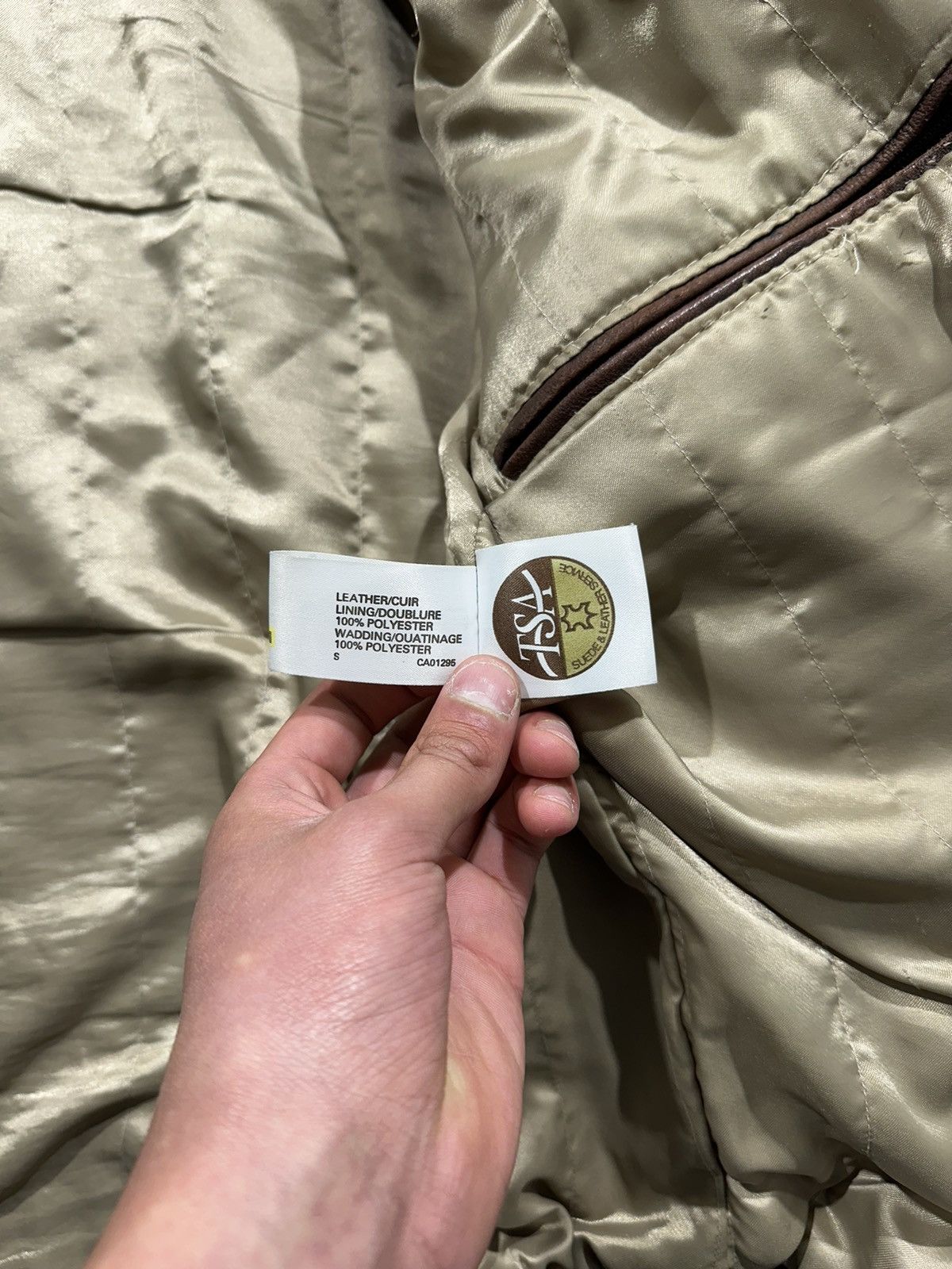 Japanese Brand × Vintage Leather jacket Vintage 80s St Michael made in Israel Size US L / EU 52-54 / 3 - 8 Thumbnail