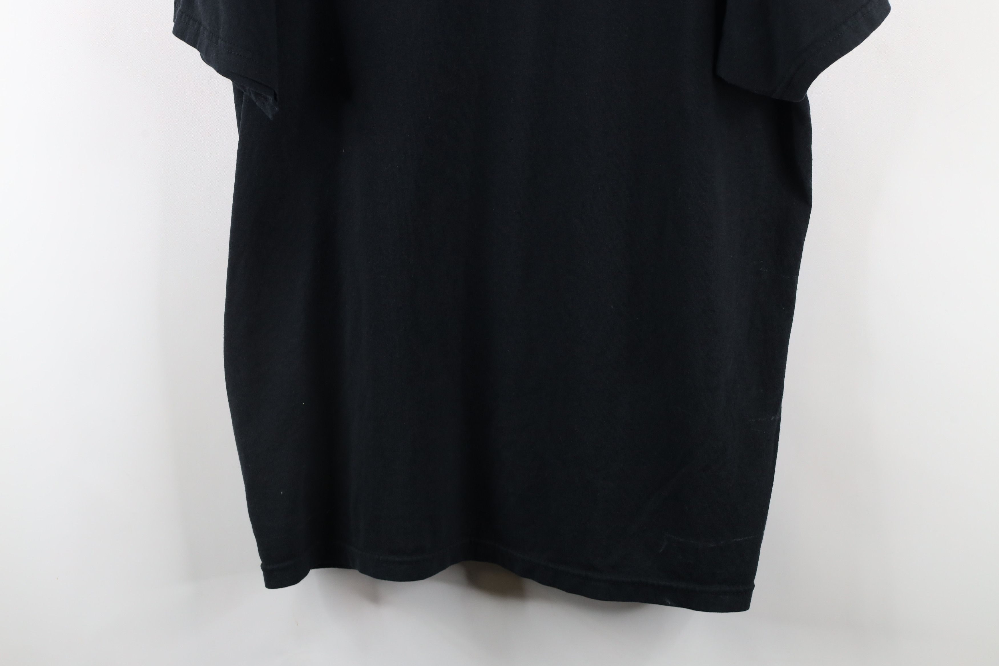 Vintage Vintage 90s Streetwear Blank Heavyweight T-Shirt Black Size US XL / EU 56 / 4 - 3 Thumbnail