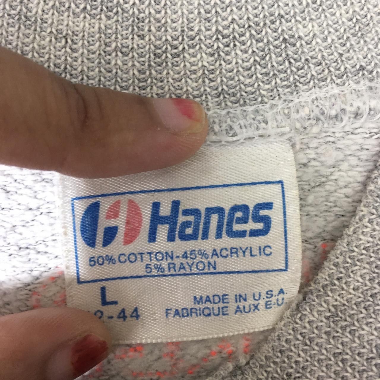 Vintage Vtg 80’ BEACH SURFING G’BRAND Hanes Sweatshirt Sweater Size US L / EU 52-54 / 3 - 3 Thumbnail