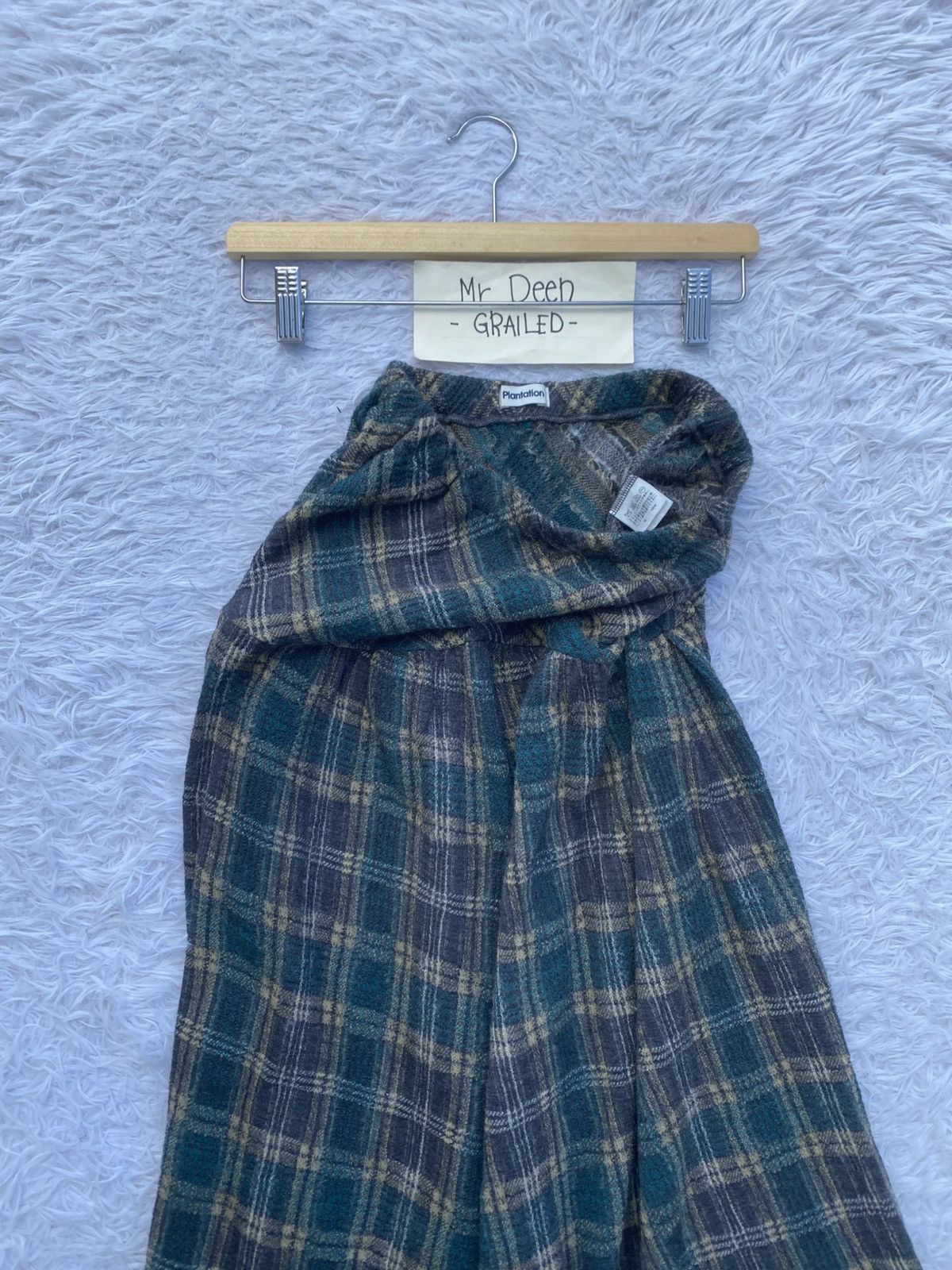 Issey Miyake Rare Vintage 90s Issey Miyake Plantation Midi Skirt Size 22" - 11 Thumbnail