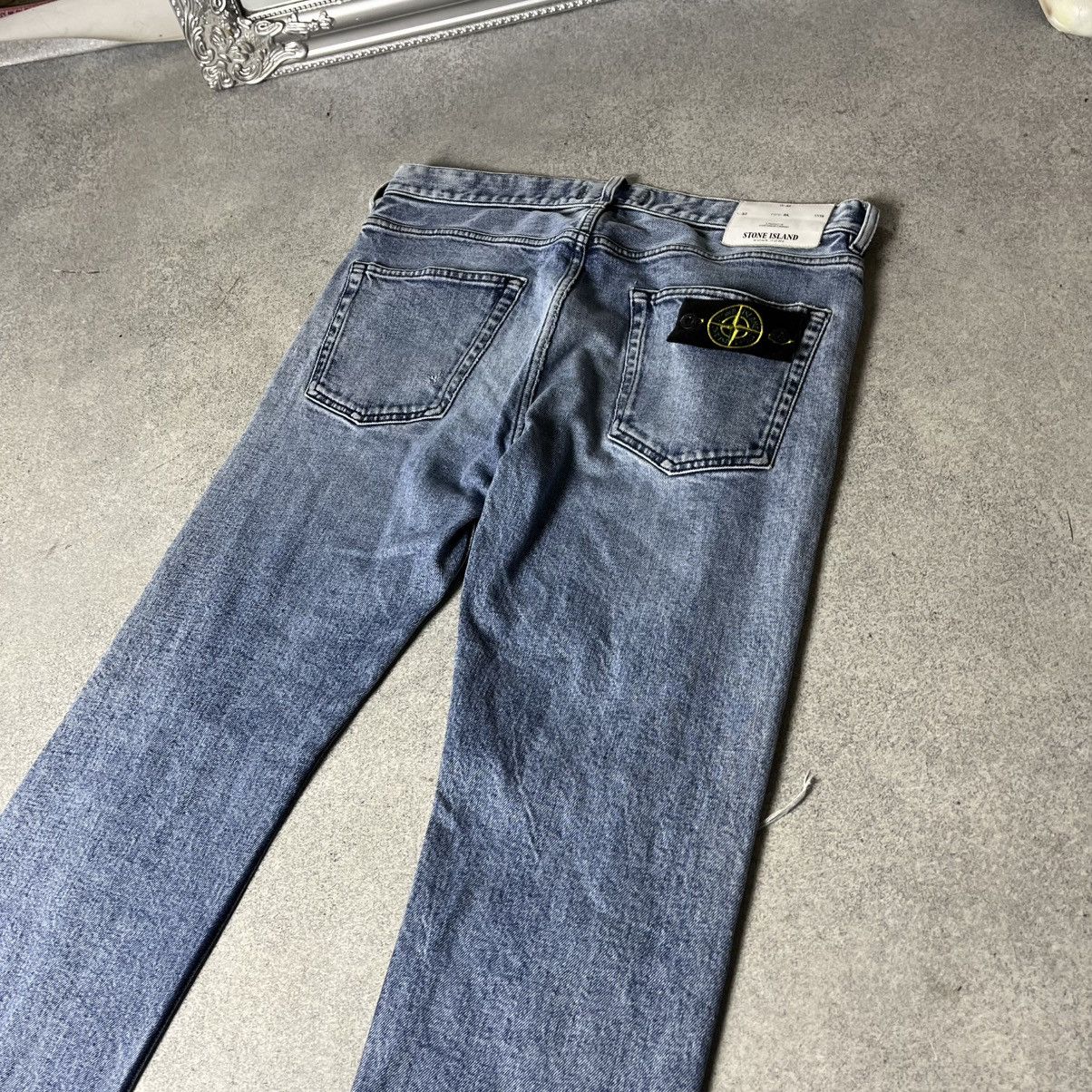 Stone Island Vintage Stone Island Jeans Patch Pocket Straight Fit Casual Size US 32 / EU 48 - 3 Thumbnail