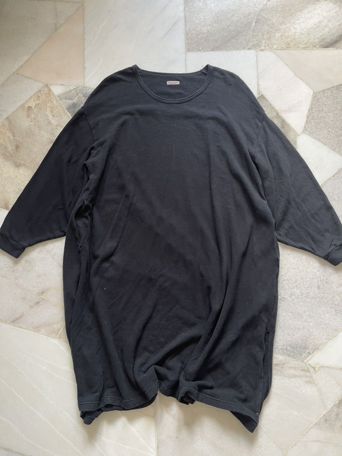 Kapital Kapital Black Cotton Dress Size XL / US 12-14 / IT 48-50 - 5 Thumbnail