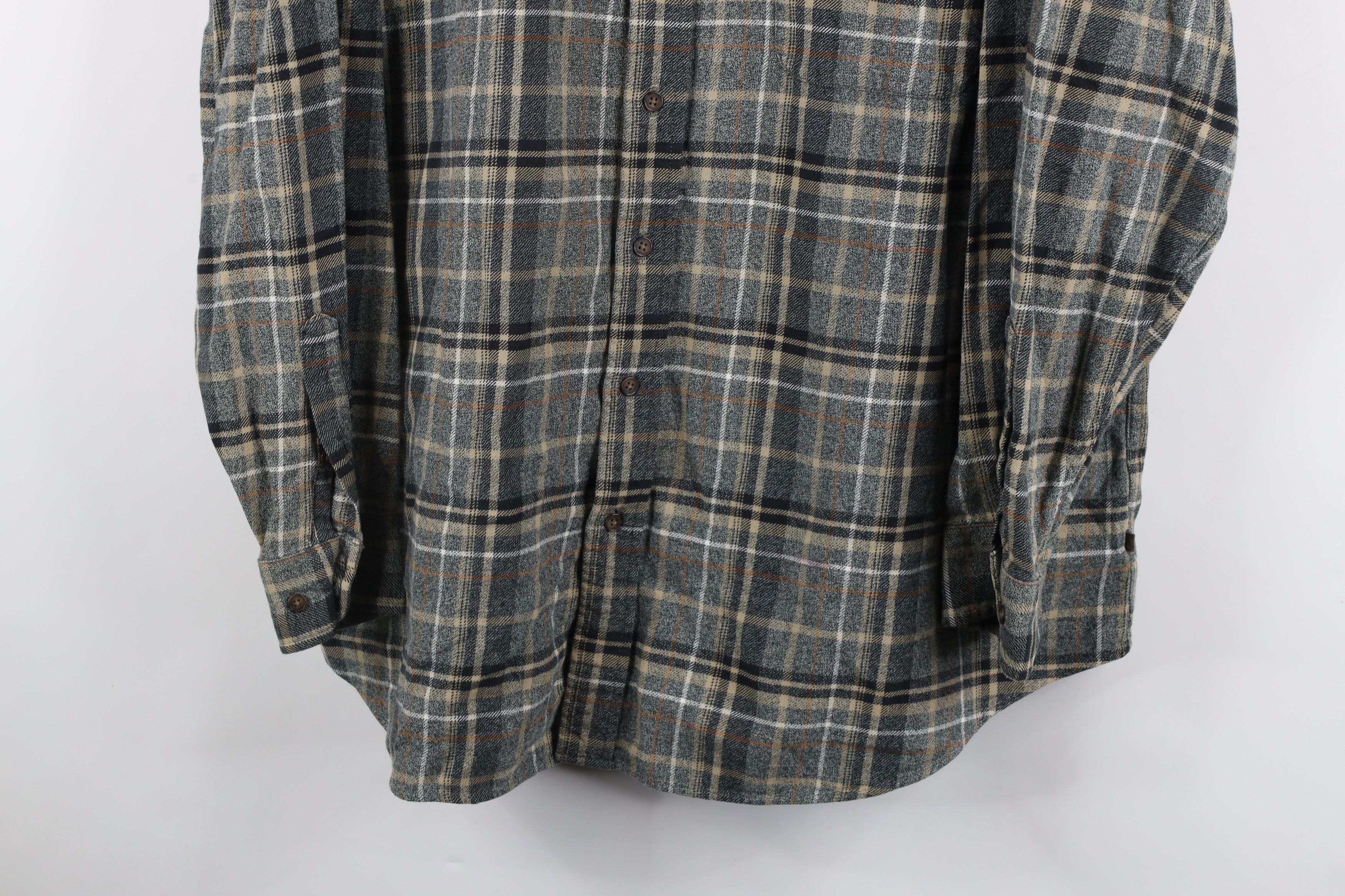 Vintage Vintage 90s Streetwear Collared Button Down Shirt Plaid Size US XXL / EU 58 / 5 - 3 Thumbnail