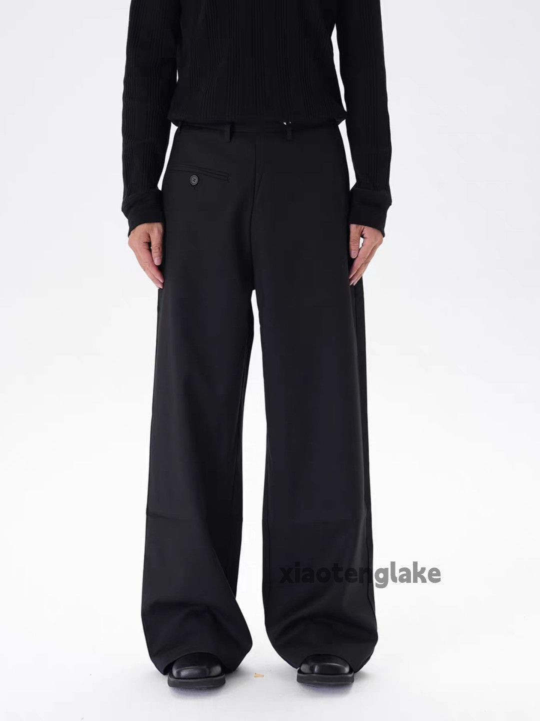 Vintage xtl retro y2k loose hiphop flared yuppie cleanfit pants Size US 30 / EU 46 - 1 Thumbnail