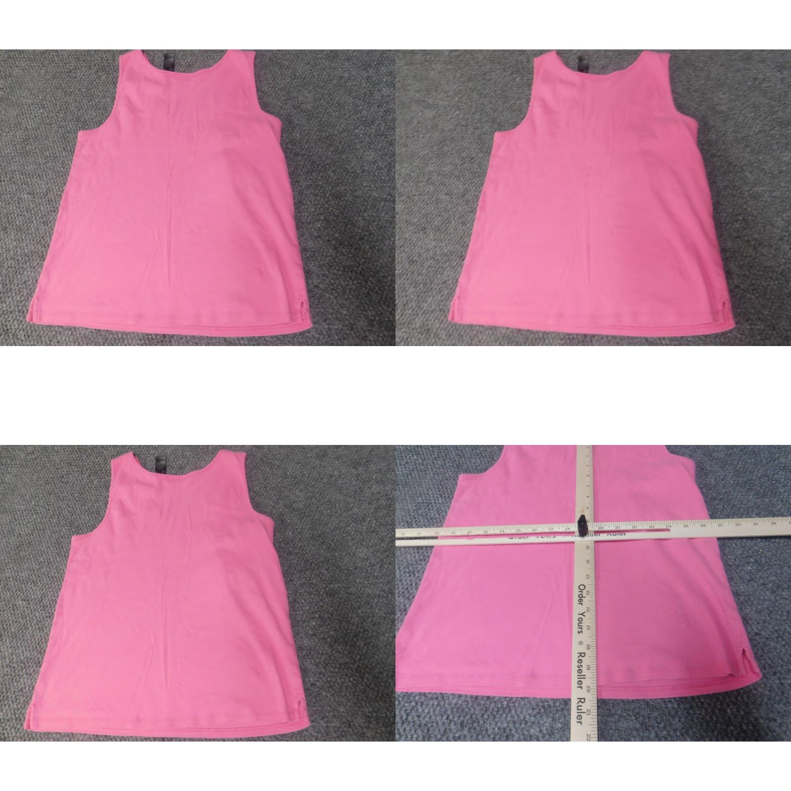 Liz Claiborne Liz Claiborne Womens Blouse L Pink Pullover Casual Everyday Stretch Crew Neck Cotton Rayon Regular Modern Classic Ladies Size L / US 10 / IT 46 - 8 Thumbnail