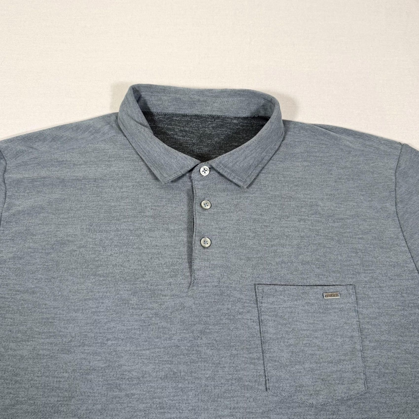 Vuori Vuori Polo Shirt Mens XL Gray Heathered Pocket Performance Jersey Golf Casual Top Size US XL / EU 56 / 4 - 2 Thumbnail