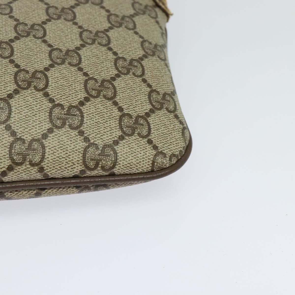 Gucci GUCCI GG Supreme Web Sherry Line Shoulder Bag Pvc Beige 904 Size ONE SIZE - 11 Thumbnail