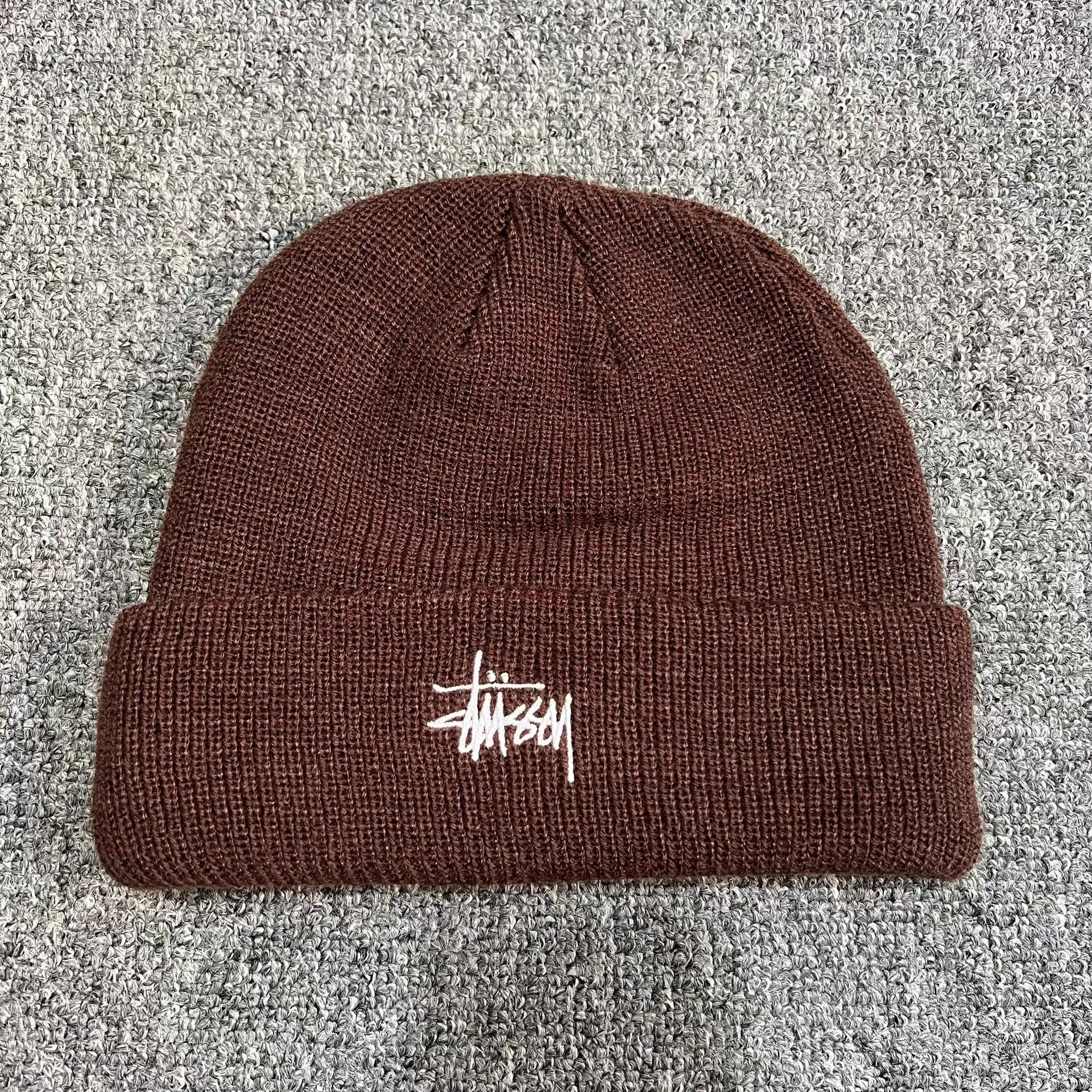 Stussy Stussy Classic Solid Color Embroidered Logo Knit Beanie Q7 Size ONE SIZE - 6 Thumbnail