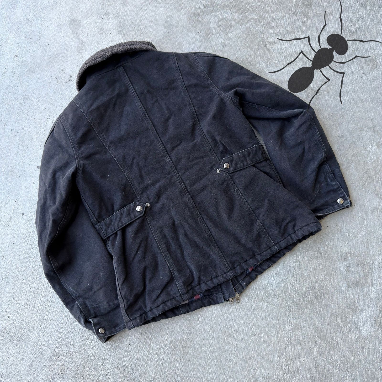 Carhartt × Vintage Carhartt black button up chore work wear jacket Size US S / EU 44-46 / 1 - 7 Thumbnail