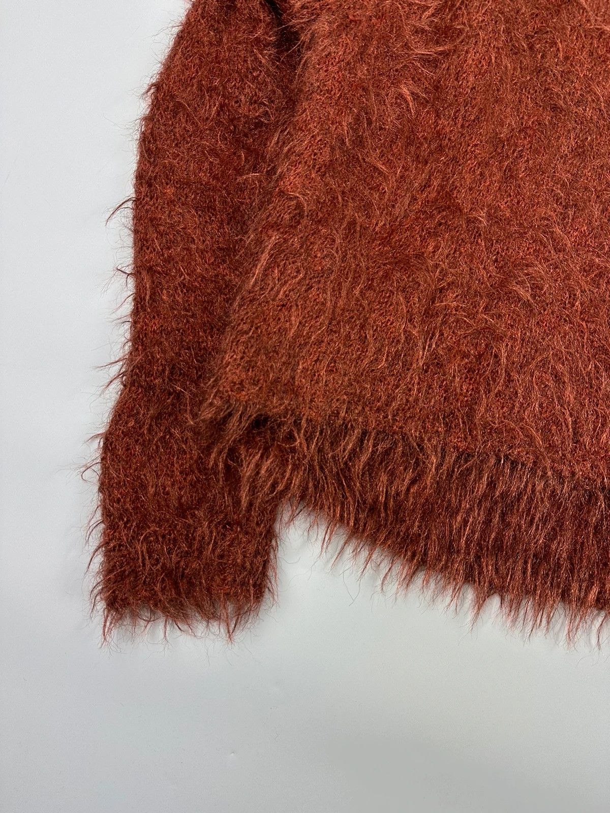Acne Studios Acne Studio FW2017 Fuzzi Hairy Red Orange Sweater Knit Size US M / EU 48-50 / 2 - 2 Thumbnail