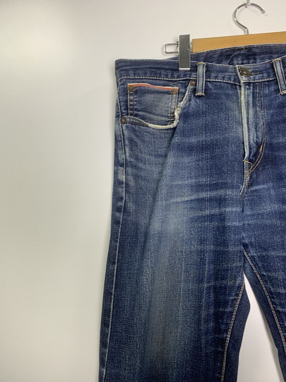Edwin × Vintage Vintage Edwin distress jeans Size US 32 / EU 48 - 4 Thumbnail