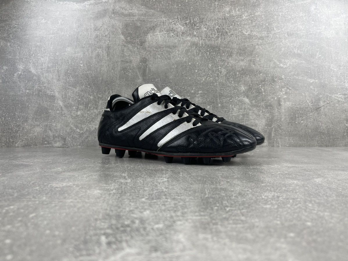 Adidas × Vintage Vintage Adidas Questra Finale 80s Black Cleats Size US 9 / EU 42 - 2 Thumbnail