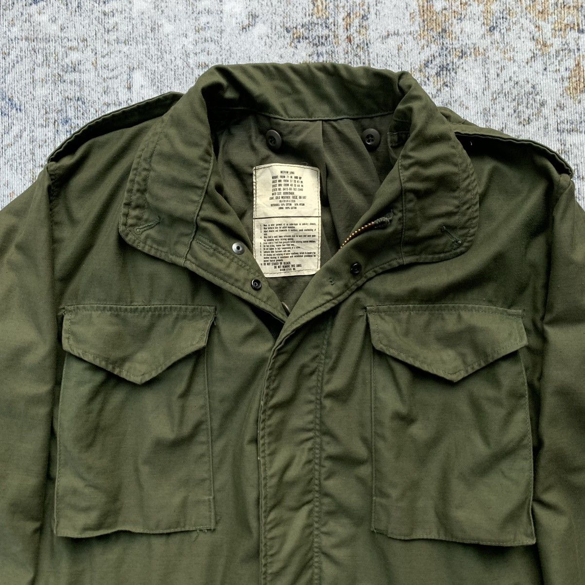 Vintage Vintage M65 Field Jacket OG-107 Vietnam War Size US M / EU 48-50 / 2 - 2 Thumbnail