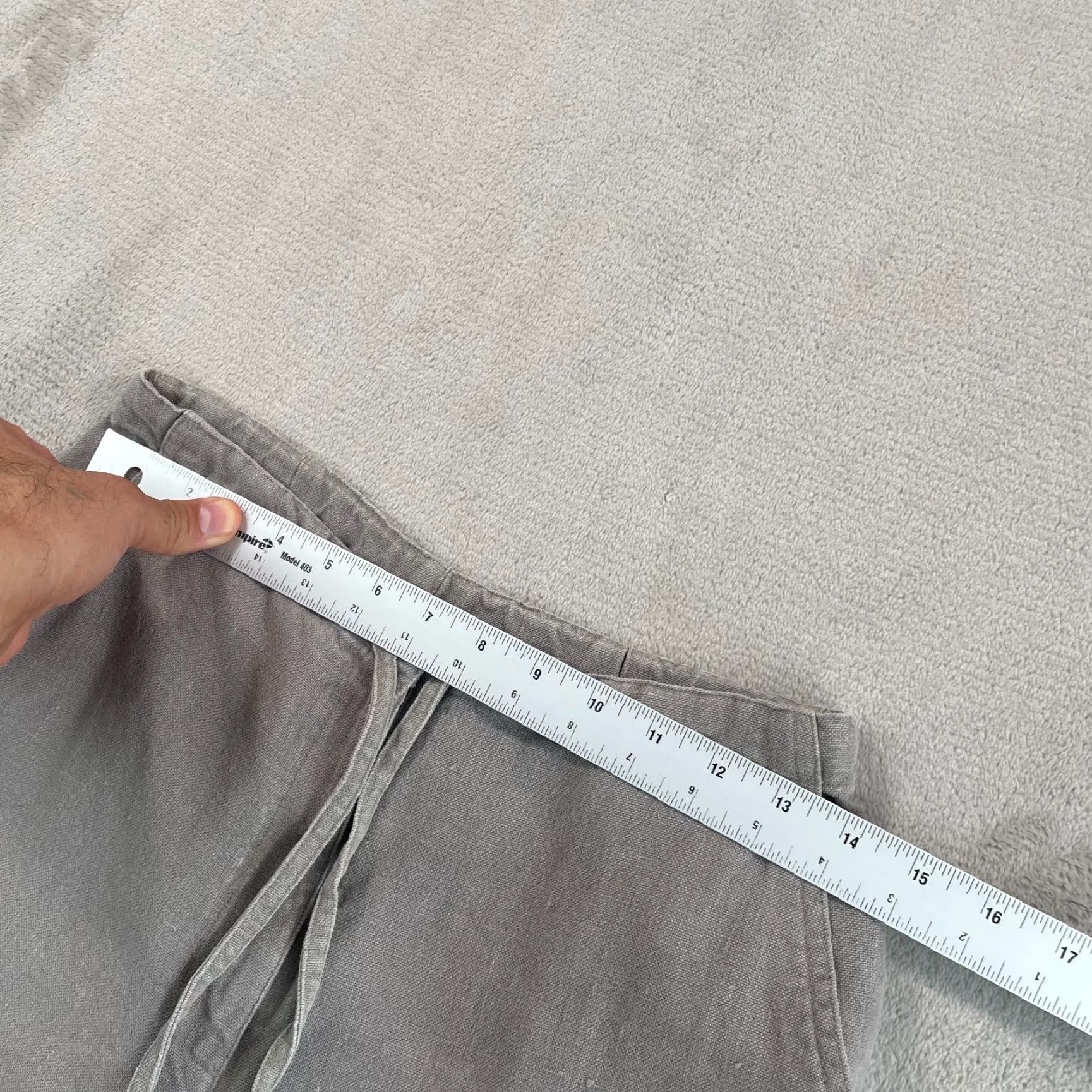 Eileen Fisher Eileen Fisher Pants Grey Women XS 100% Linen Drawstring Pockets Straight Leg Ankle Regular Size XS Women Size 26" / US 2 / IT 38 - 5 Thumbnail