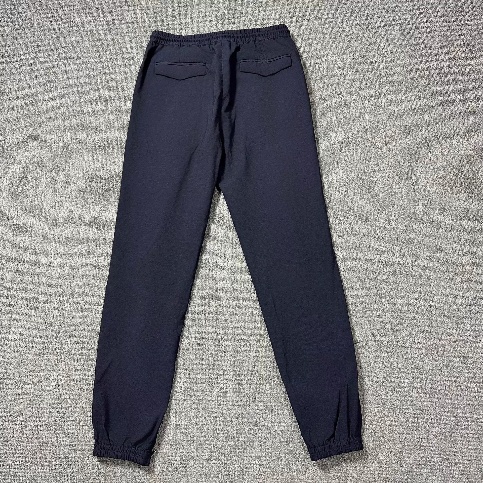 Dior Dior Navy Drawstring Side Zip Cuffs Wool Sweatpants 46 Size US 30 / EU 46 - 4 Thumbnail