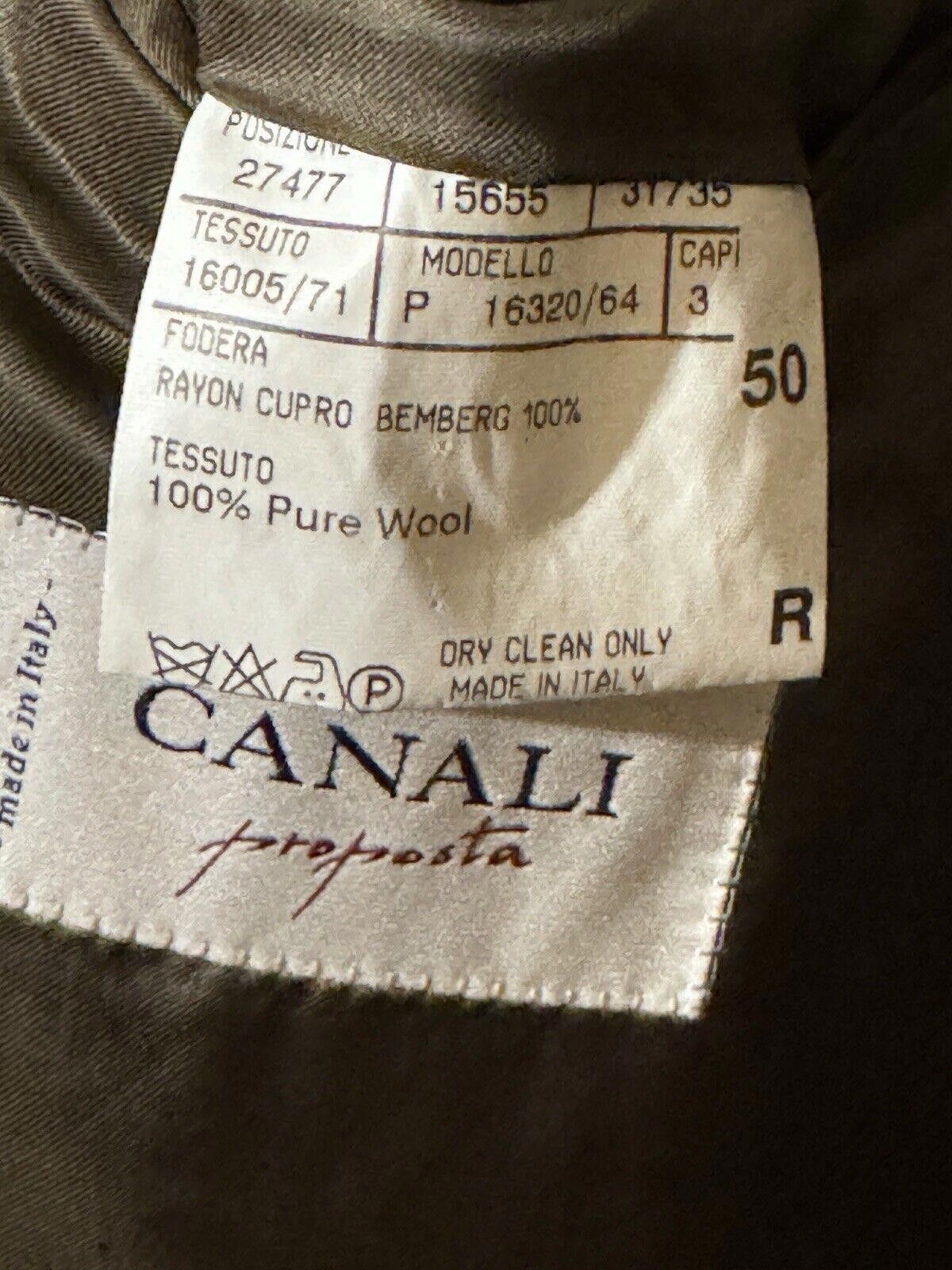 Canali Canali Gray Check 3 Button Sport Coat Jacket Sz 50 R NEW Size 38R - 9 Thumbnail