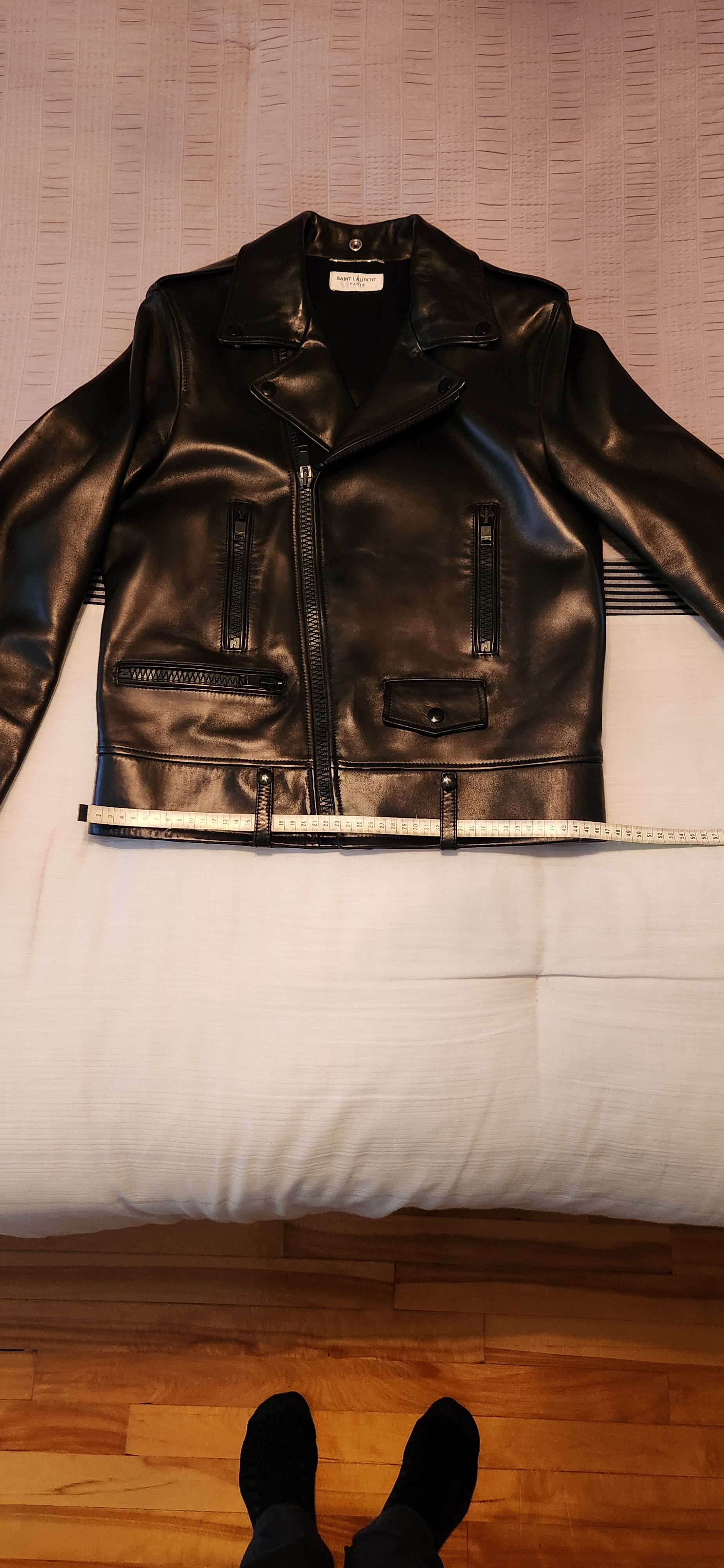 Saint Laurent Paris Saint Laurent Paris L01 Leather Biker Size US M / EU 48-50 / 2 - 20 Thumbnail
