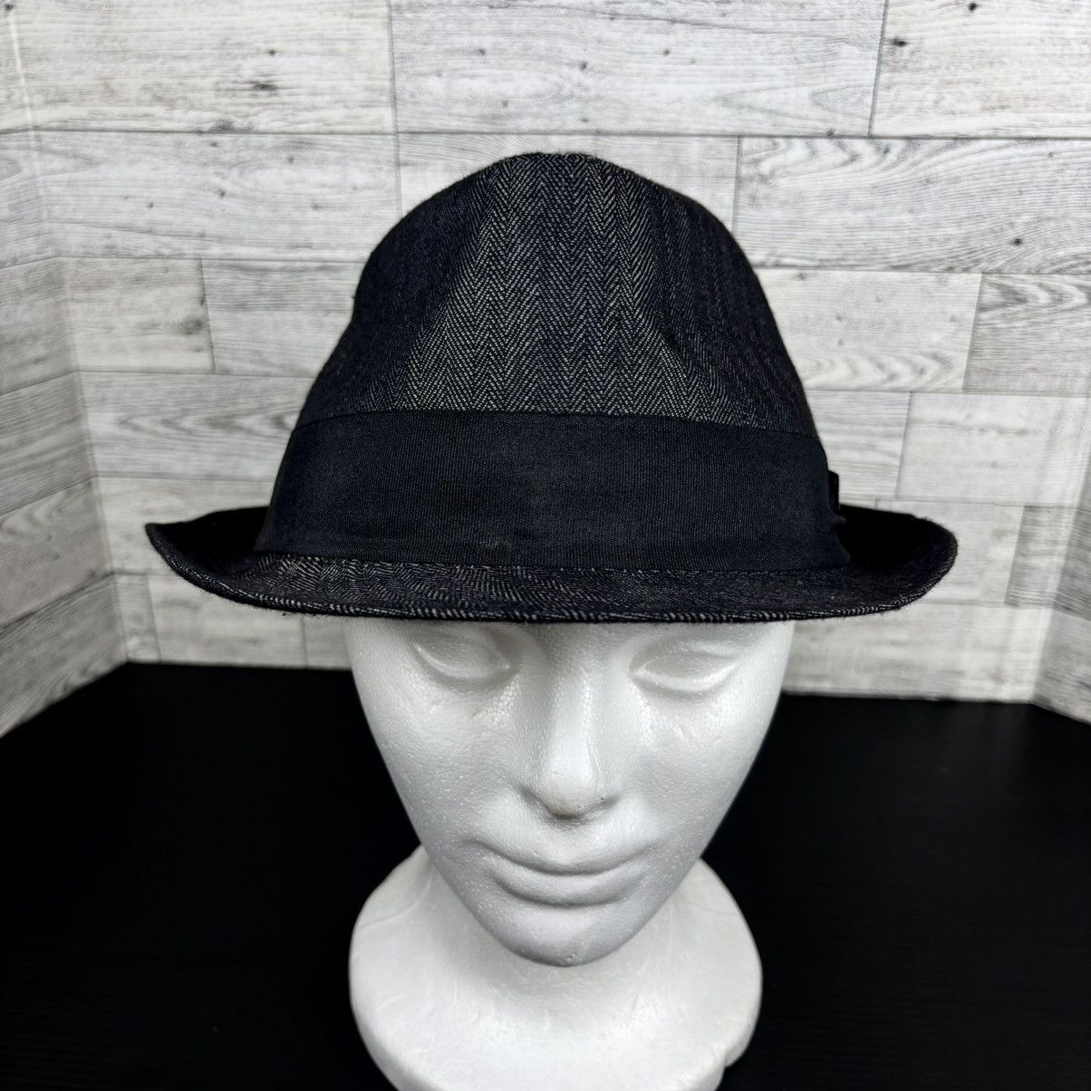 Stetson Stetson All American Fedora Hat Men's L-XL Herringbone NWT Size ONE SIZE - 2 Thumbnail