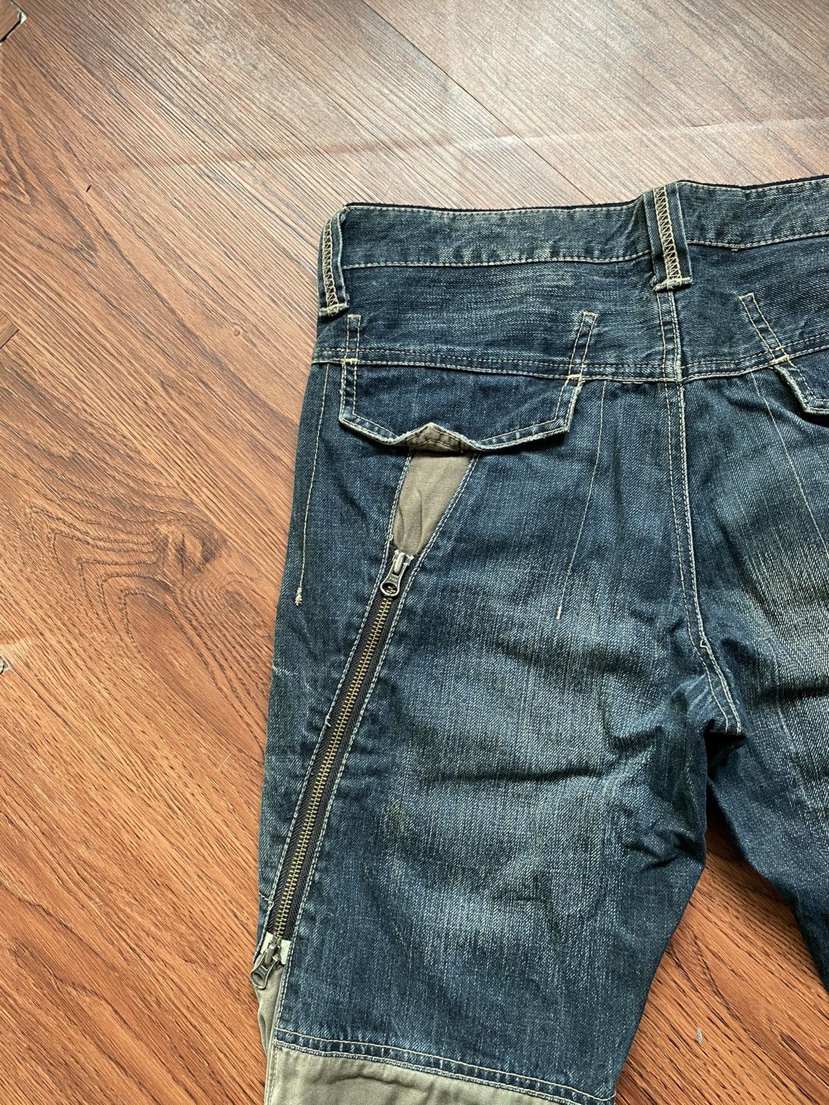 If Six Was Nine PPFM Multi Zipper Pants Size US 33 - 11 Thumbnail