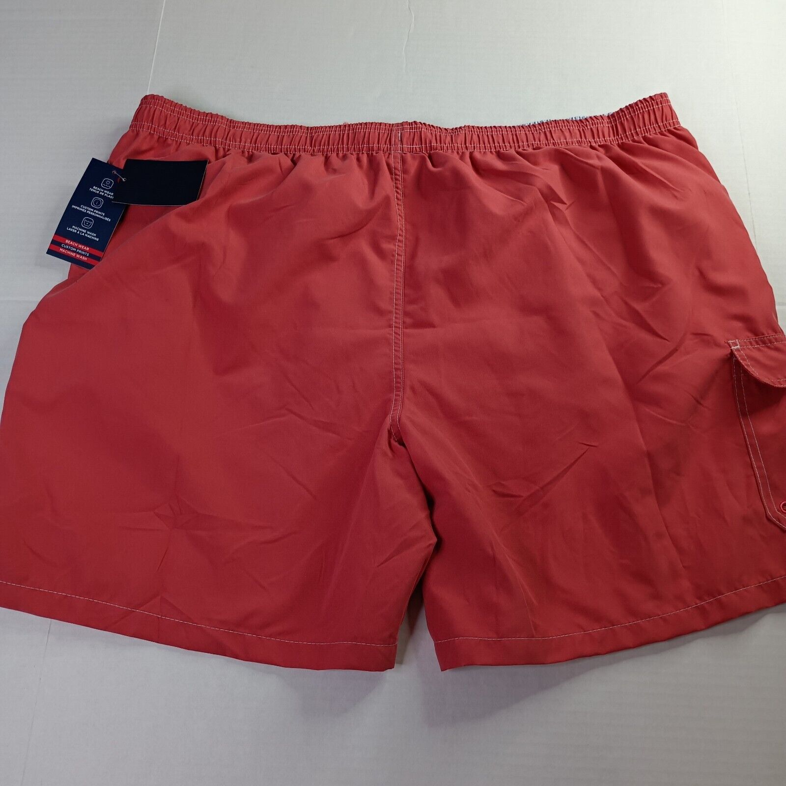 Chaps Chaps Swim Trunks Shorts Men's 3XL Red Rouge Brief Lining Size US 44 / EU 60 - 7 Thumbnail