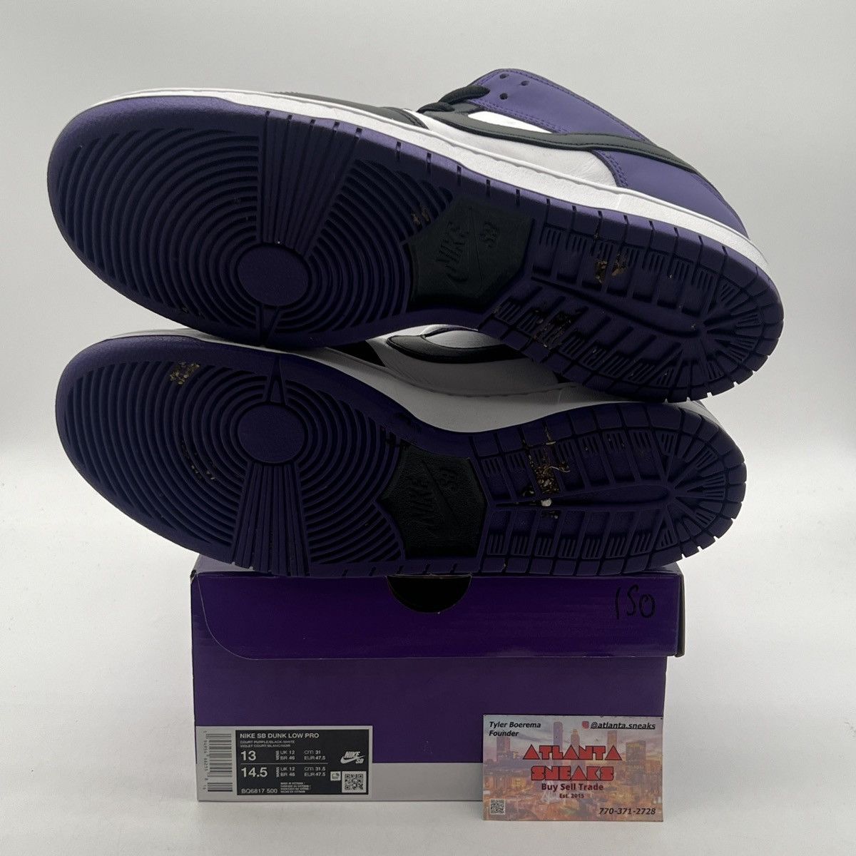 Nike Nike dunk low sb court purple Size US 13 / EU 46 - 8 Thumbnail