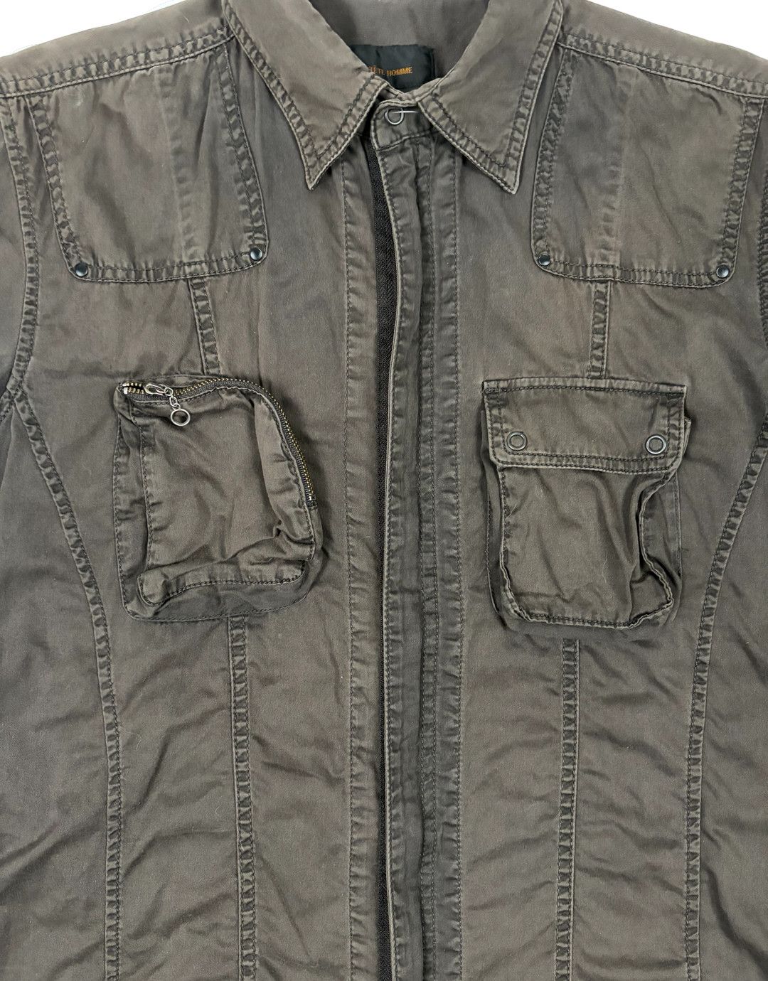 Tete Homme Tete Homme Cargo Pocket Shirt Size US S / EU 44-46 / 1 - 4 Thumbnail