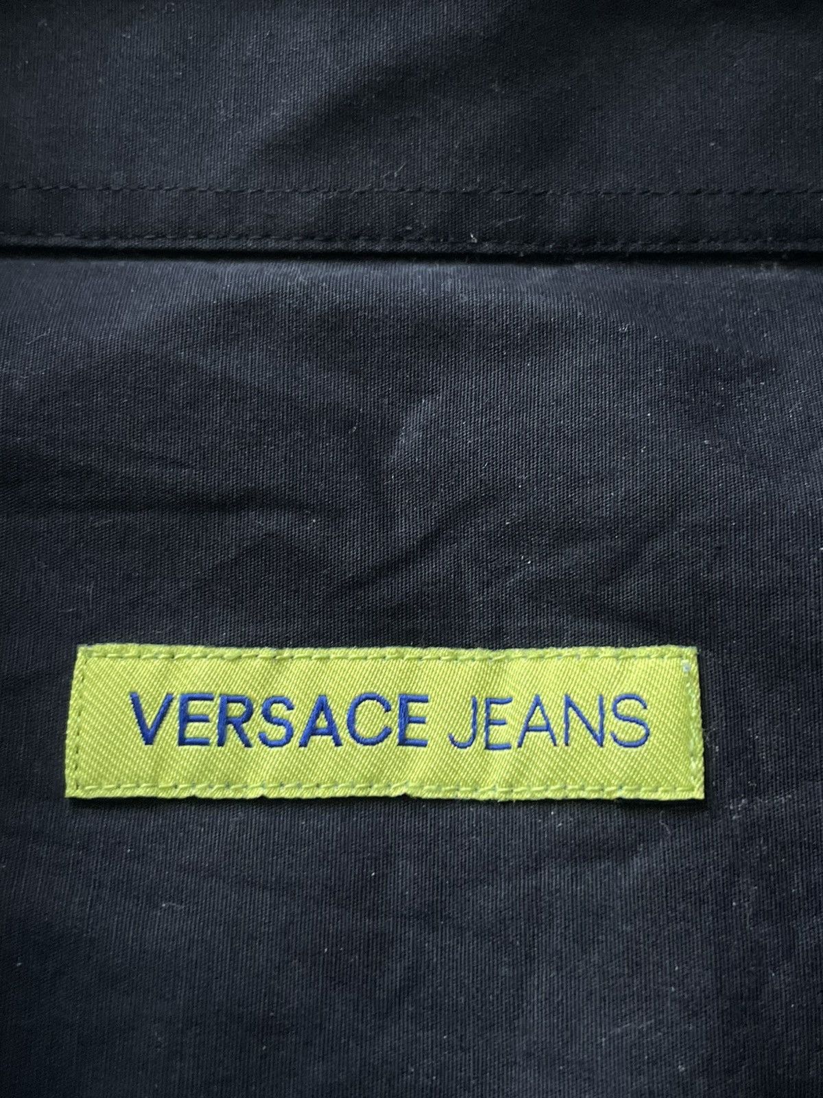 Versace Jeans Couture Versace Jeans Black Tiger Shirt Button Up Long Sleeve RARE Size US M / EU 48-50 / 2 - 8 Thumbnail