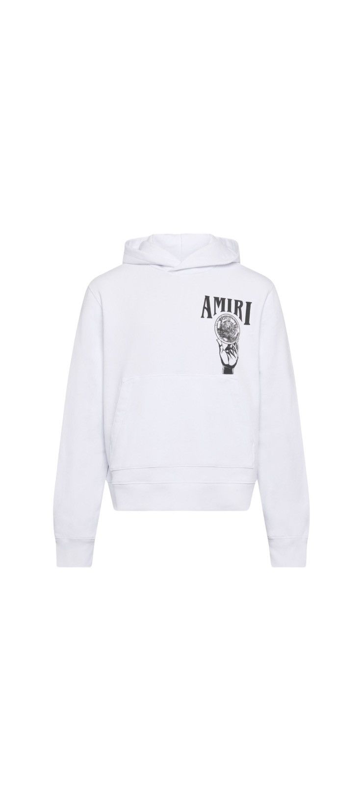 image of Amiri Crystal Ball Hoodie in White, Men's (Size XL)