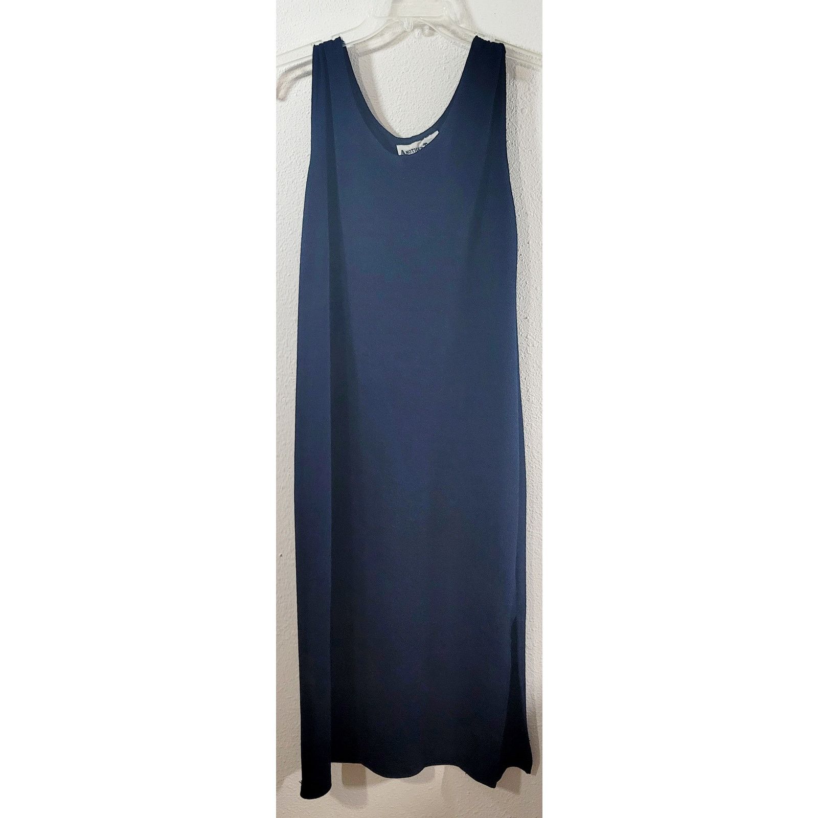 Other Another Thyme Navy Blue Sleeveless A Line Midi Dress Large Size L / US 10 / IT 46 - 4 Thumbnail