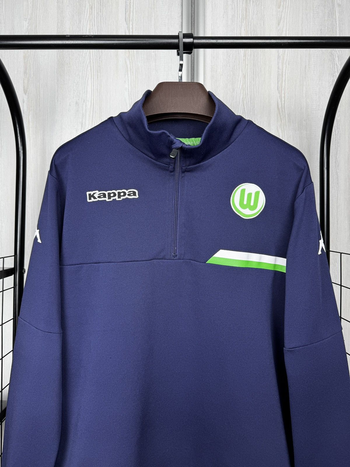 Kappa VfL Wolfsburg Drill Top KAPPA Die 2015 2016 Training Jersey Size US XXL / EU 58 / 5 - 3 Thumbnail