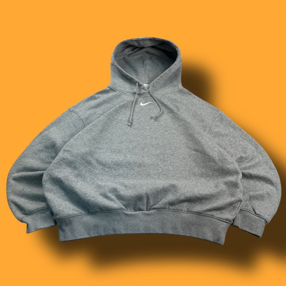 Nike × Vintage NIKE VINTAGE CENTER LOGO OVERSIZE BOXY HOODIE Size US S / EU 44-46 / 1 - 1 Thumbnail
