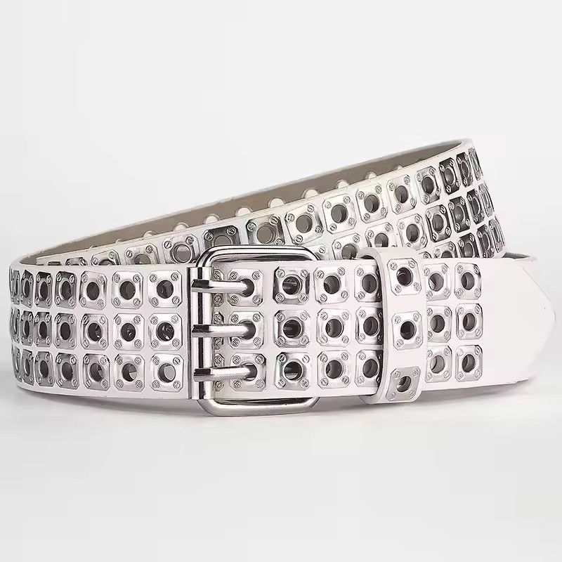 Vintage Vintage Y2K Avant Garde Studded Metal Details Belt Size ONE SIZE - 3 Thumbnail