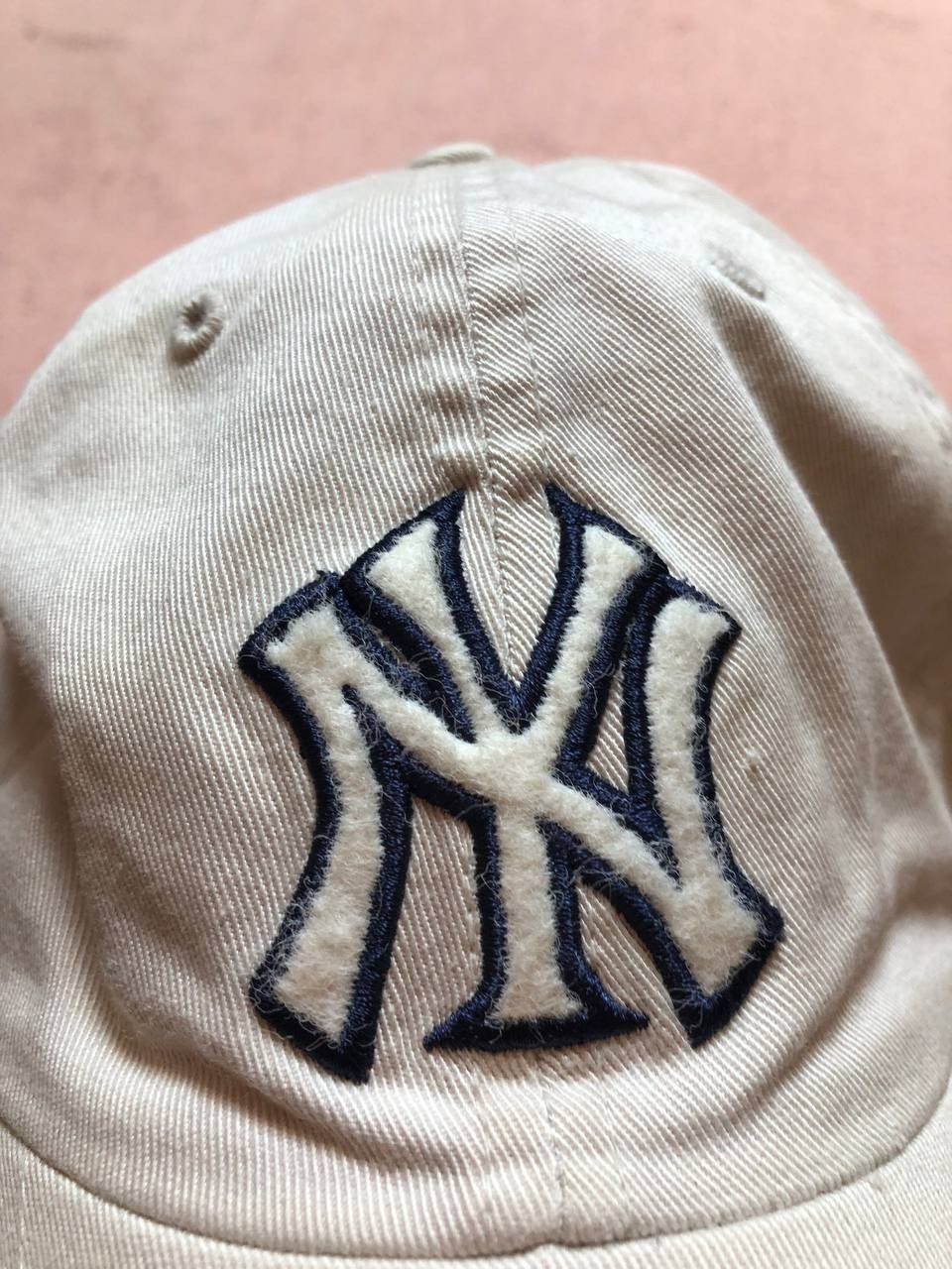 New York Yankees white Cap Y2K New York Yankees Hats Vintage streetwear Size ONE SIZE - 6 Thumbnail