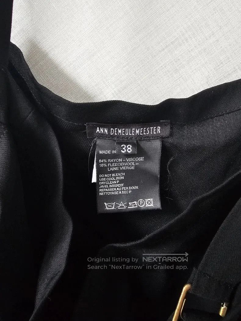 Ann Demeulemeester Ann Demeulemeester Silk Wool Blend Dress. Size M / US 6-8 / IT 42-44 - 7 Thumbnail