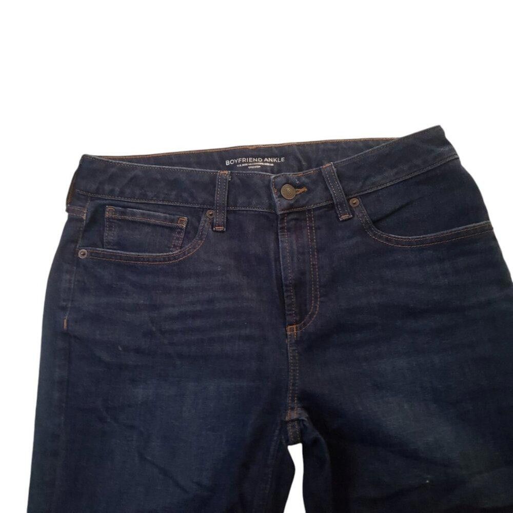 Chicos CT1792 Chico's Boyfriend Ankle Jeans Size 4R Size 27" / US 4 / IT 40 - 1 Thumbnail