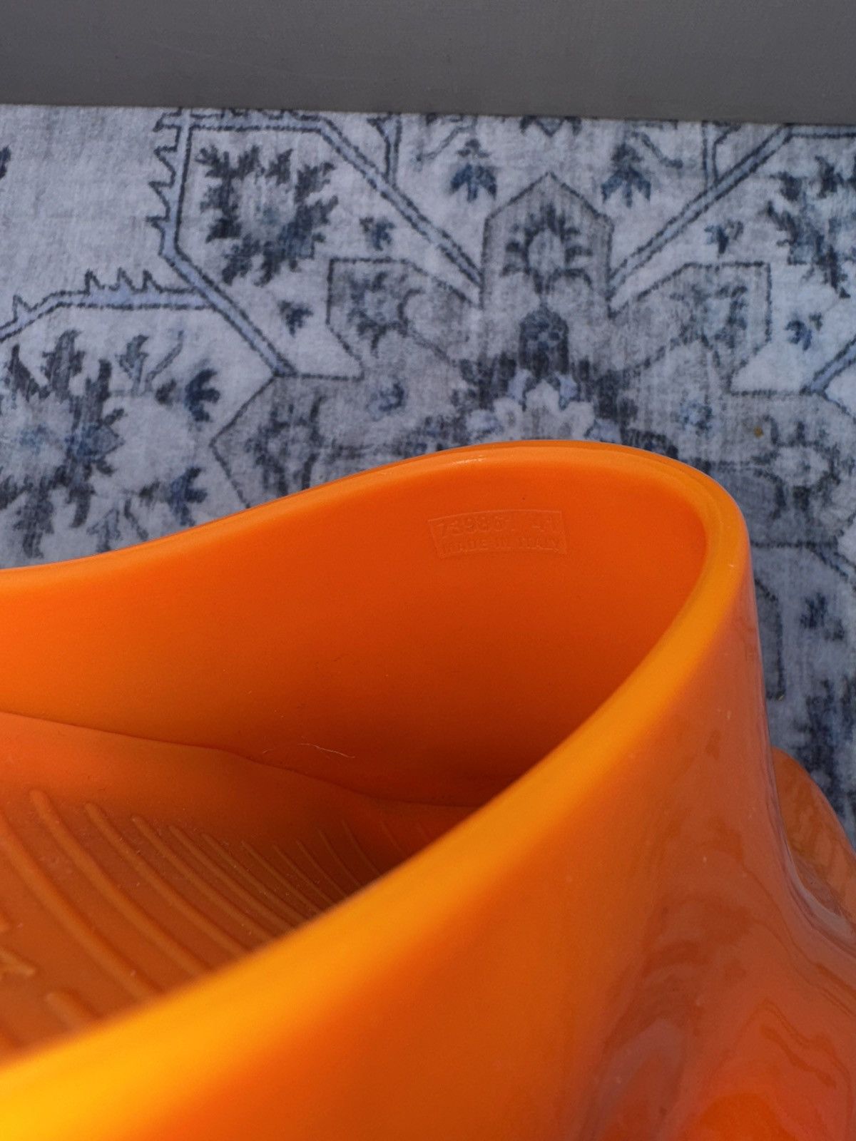 Balenciaga Techno Clog Size 41 Shiny Orange