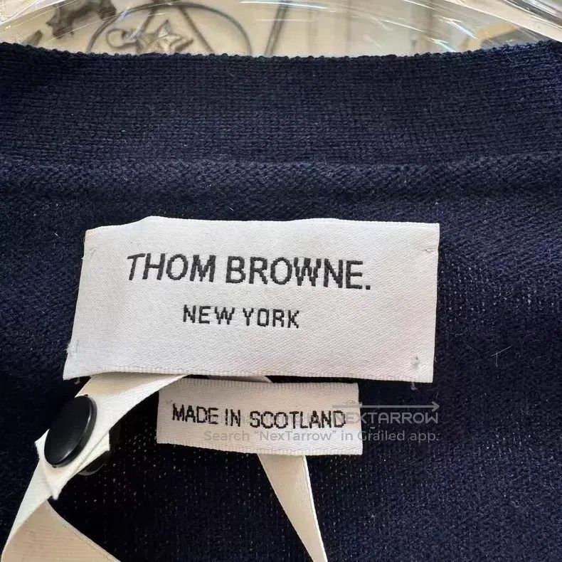 Thom Browne Thom Browne Classic Four Stripe Cashmere Cardigan Size XS / US 0-2 / IT 36-38 - 7 Thumbnail
