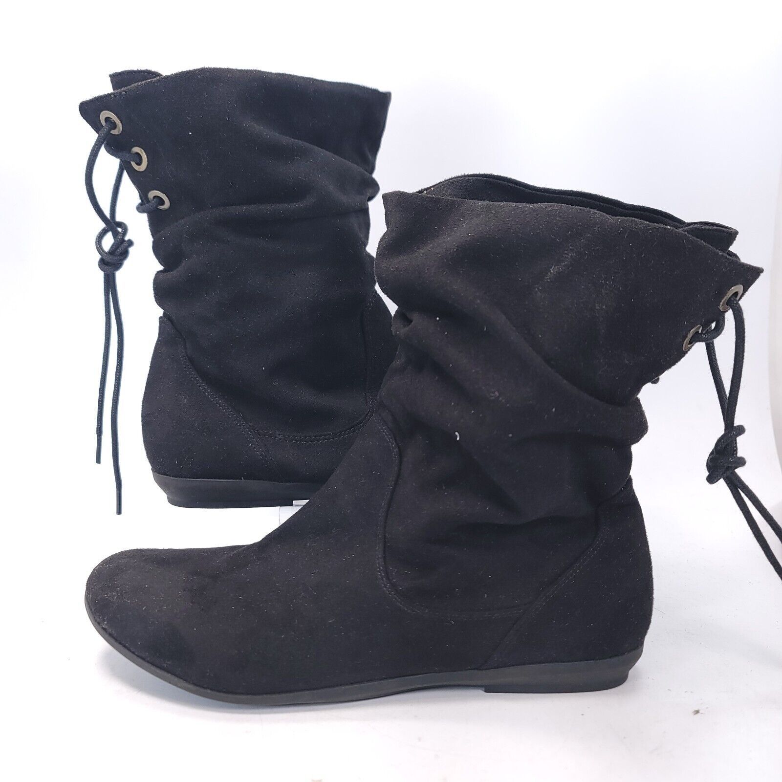 American Eagle Outfitters American Eagle Mid Rise Flat Boot Womens Size 9 170885 Black Size US 9 / IT 39 - 6 Thumbnail