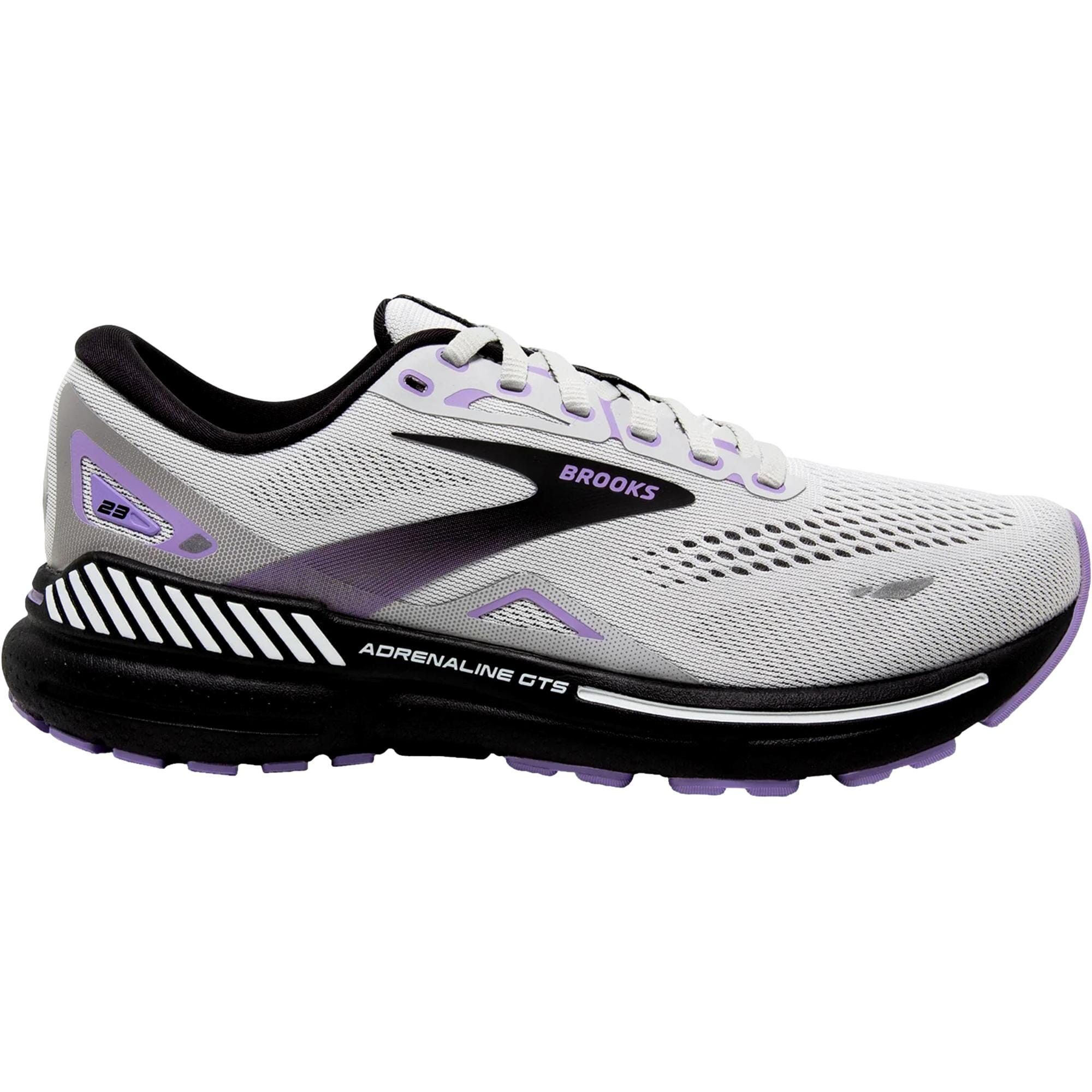 Brooks Adrenaline GTS 23 Grey / Black / Purple 120381 1D 039 Size US 6 / IT 36 - 1 Thumbnail