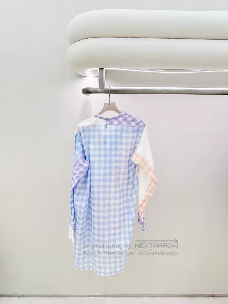 Loewe Loewe Color Blocked Plaid Shirt Size S / US 4 / IT 40 - 2 Thumbnail