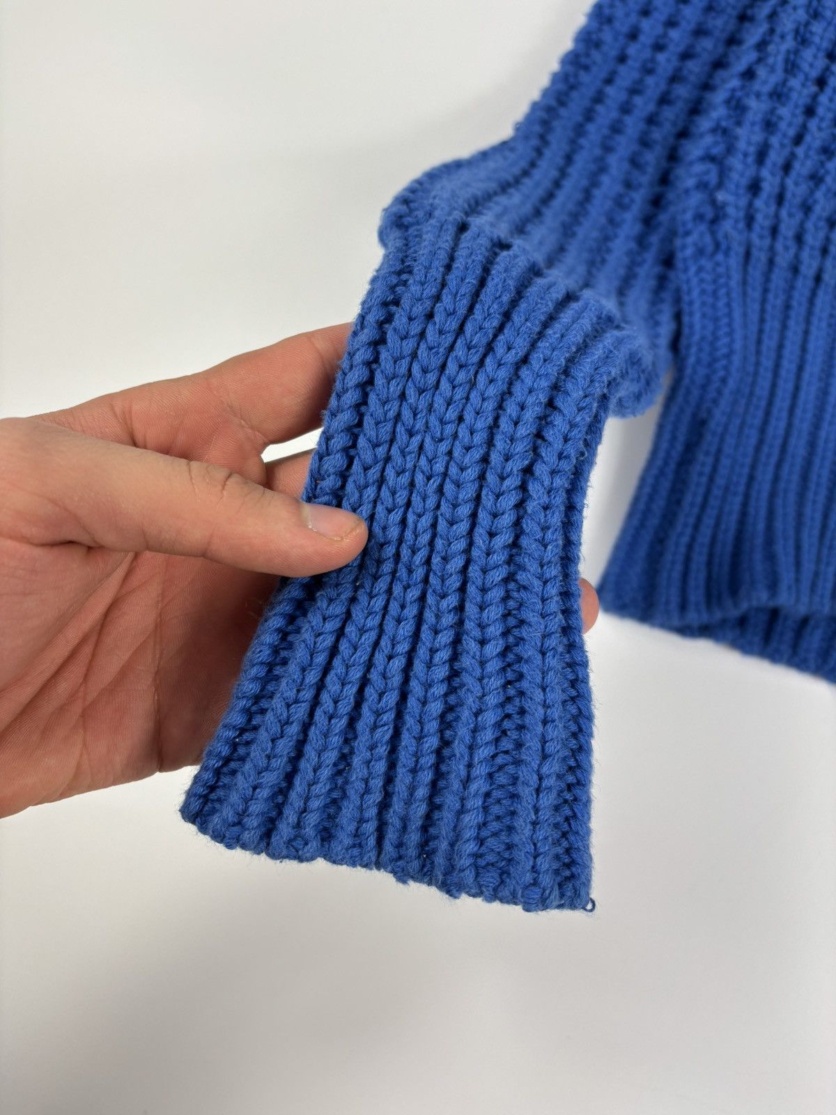Acne Studios Sweater Blue Crop Top Acne Studios Womens Size S / US 4 / IT 40 - 6 Thumbnail