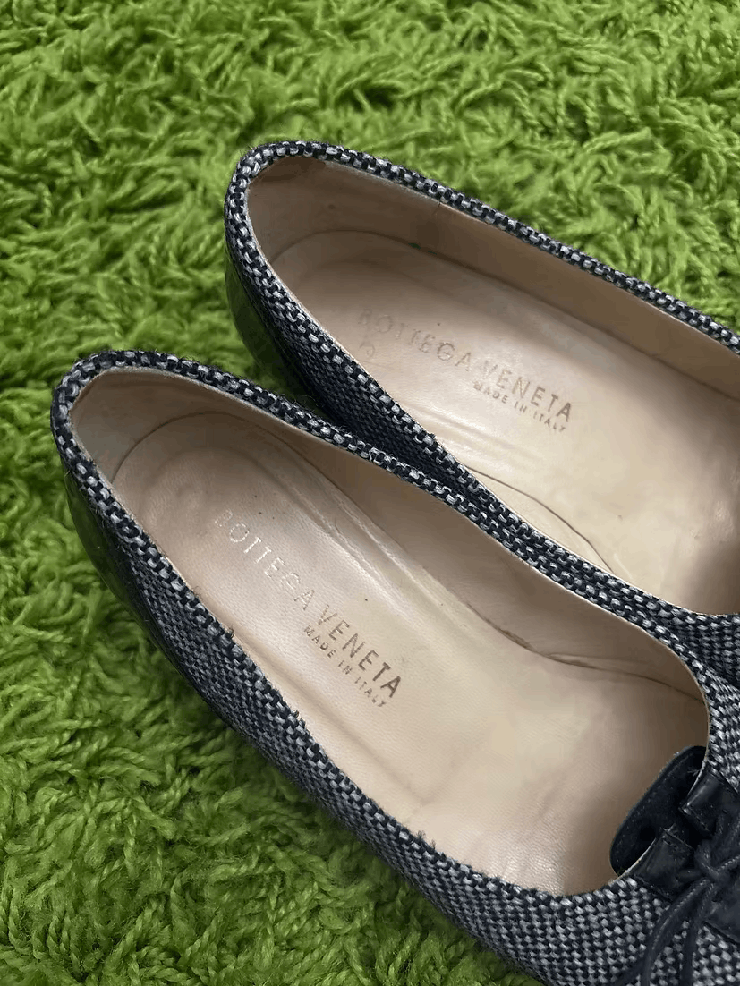 Bottega Veneta Early 2000s Kitten Heel Shoes Size US 7 / IT 37 - 7 Thumbnail