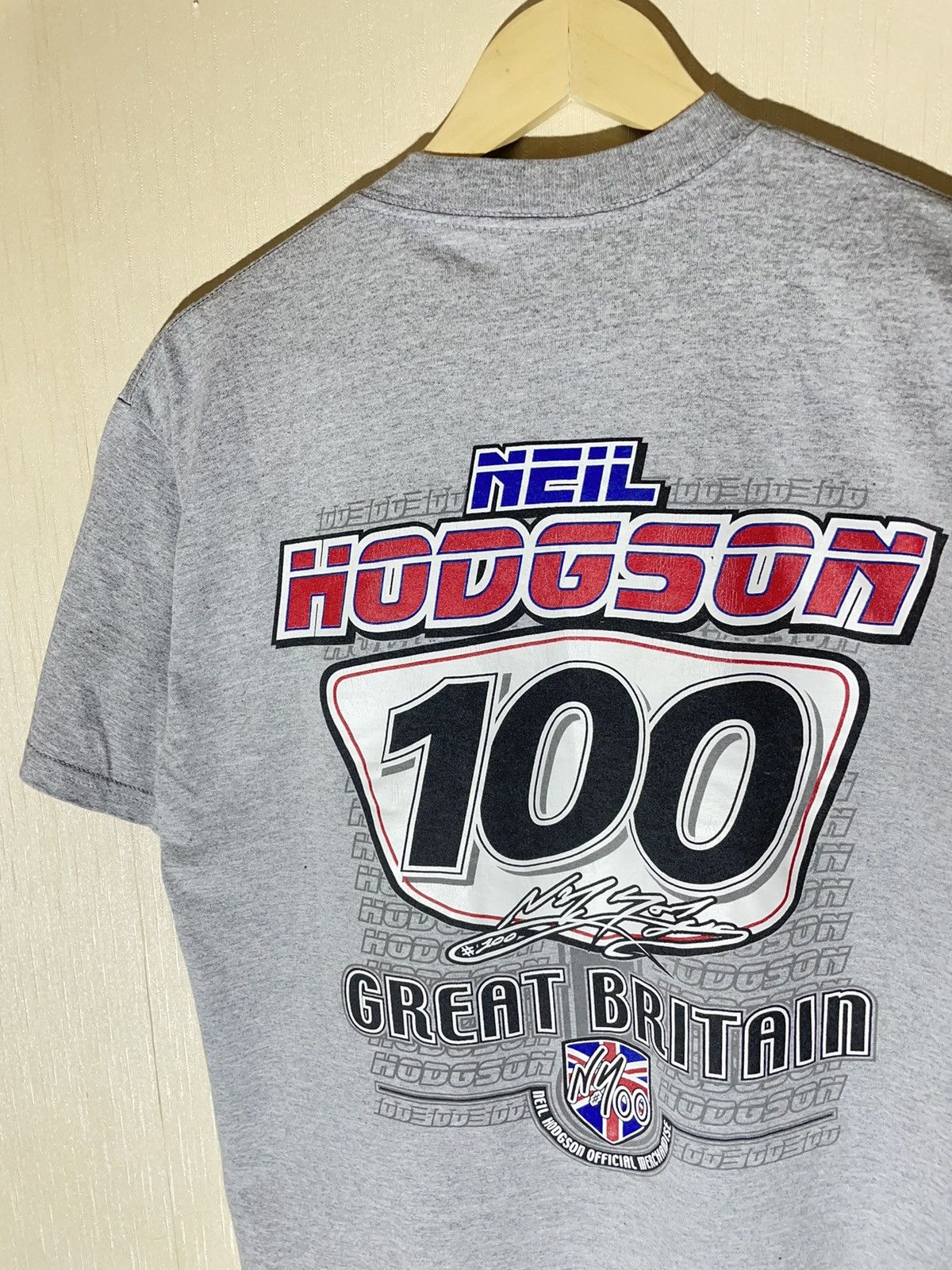 Vintage Neil Hodgson Superbike racing T shirt vintage Size US M / EU 48-50 / 2 - 4 Thumbnail