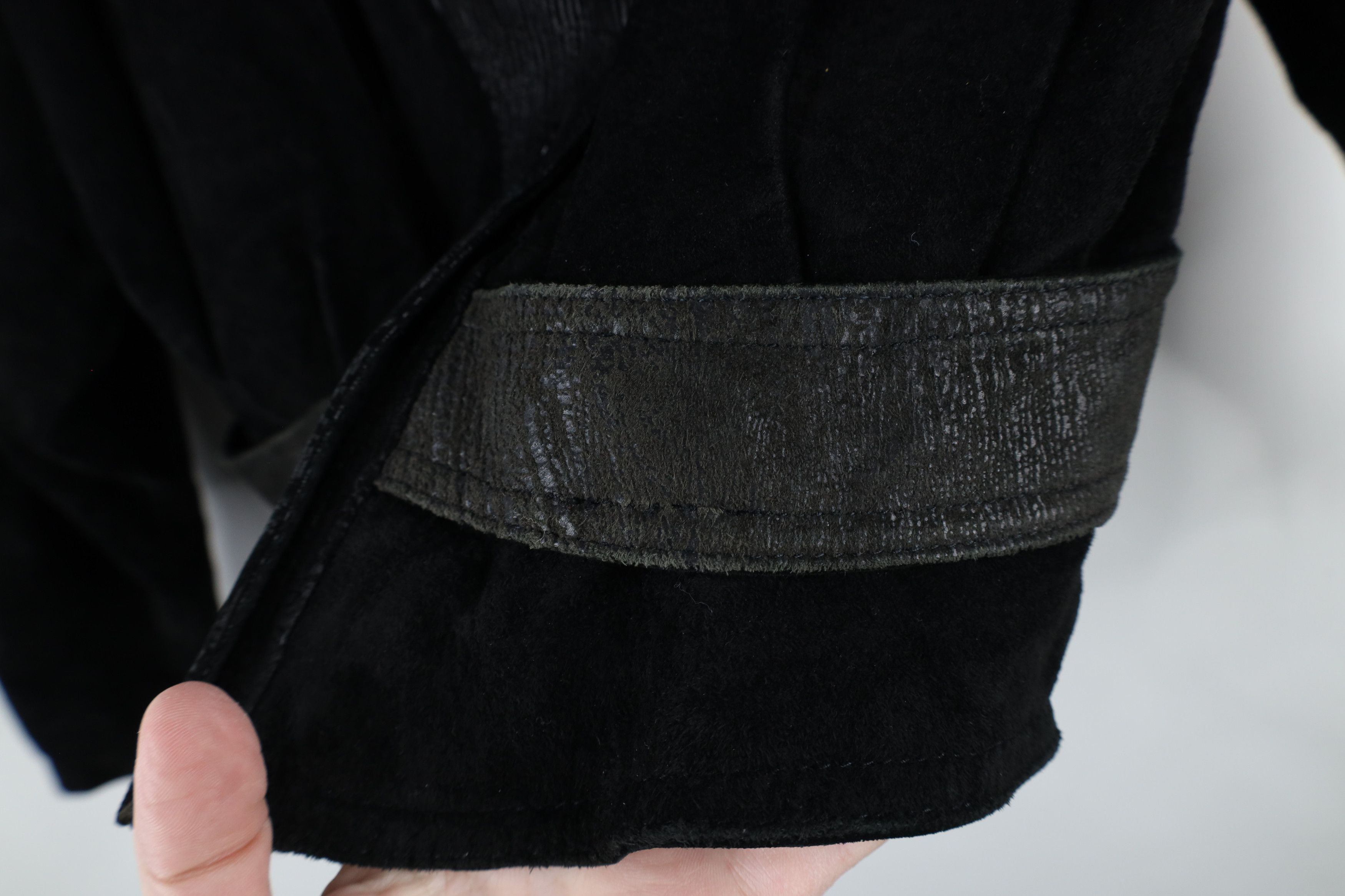 Vintage Vintage 80s 90s Streetwear Cropped Suede Leather Jacket Size M / US 6-8 / IT 42-44 - 6 Thumbnail